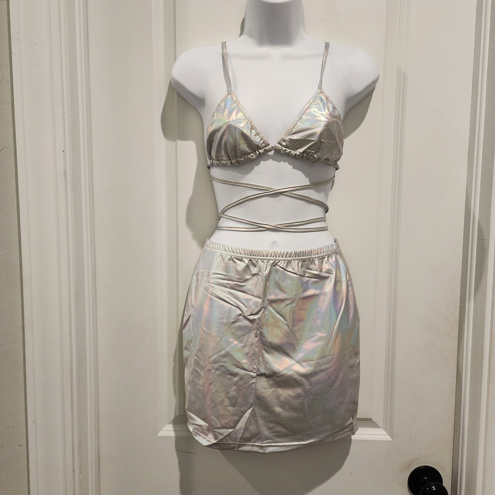 Holographic Two-Piece Set